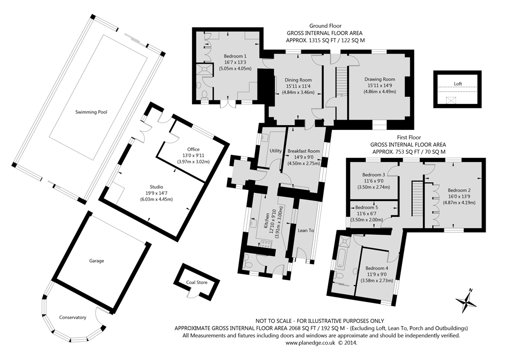 Complex Angled Floor Plan